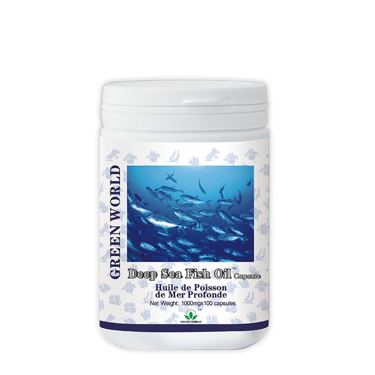 Deep Sea Fish Oil Capsules by Green World - Essential fatty acids for brain and heart health